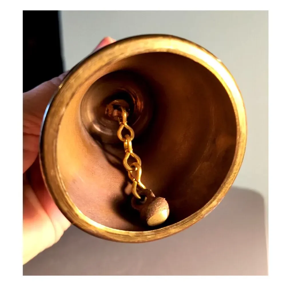 902.  Brass Hand Bell Jenny Jones Celtic Lady Southern Belle